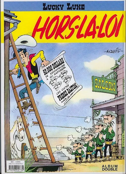 Verso de l'album Lucky Luke Tomes 5 et 6 Lucky Luke contre Pat poker / Hors-la-loi