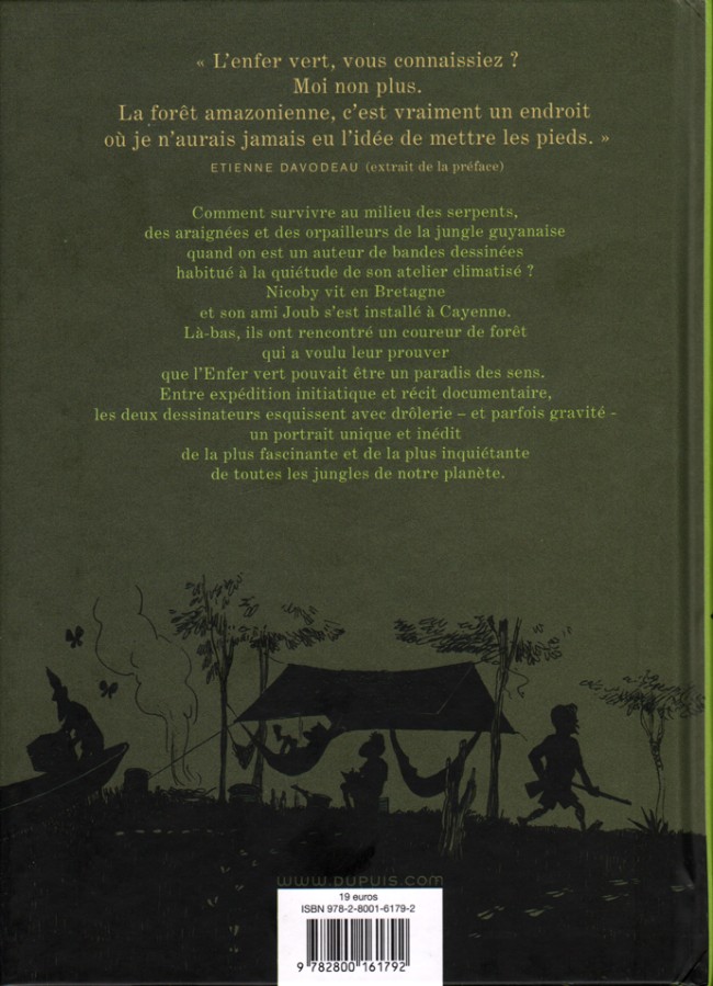 Verso de l'album Manuel de la Jungle