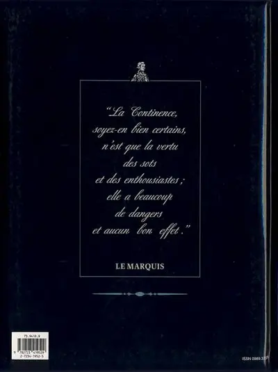 Verso de l'album Mi-anges mi-démons Tome 2 L'oisiveté