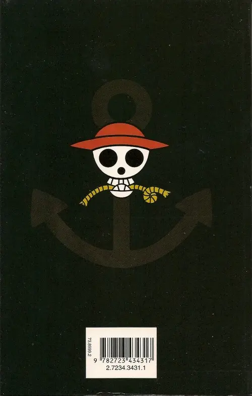 Verso de l'album One Piece Tome 2 Aux prises avec Baggy et ses hommes !