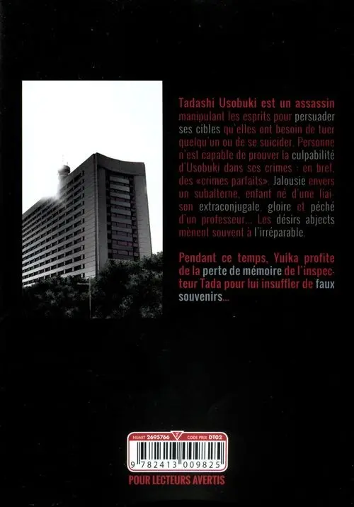 Verso de l'album Perfect crime 6