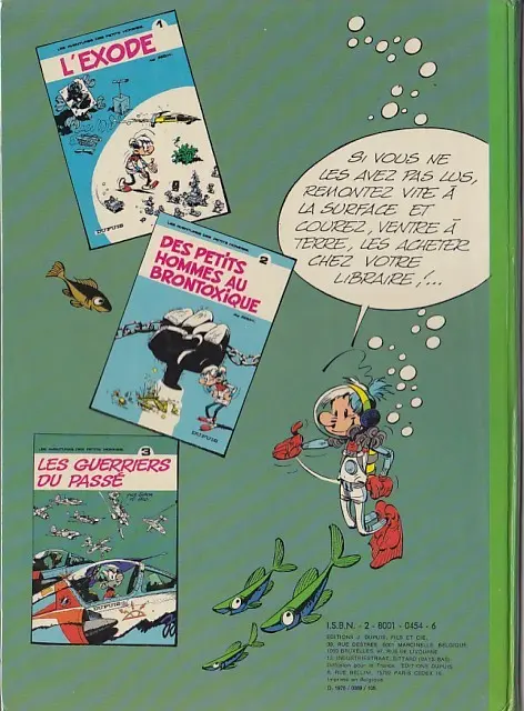 Verso de l'album Les Petits hommes Tome 4 Le lac de l'Auto