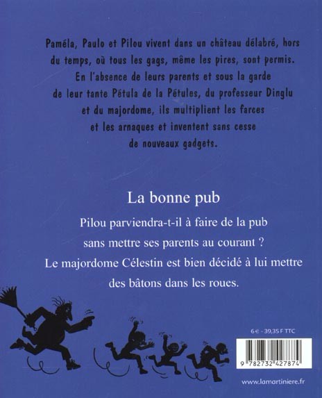 Verso de l'album Les Pétules Tome 4 La bonne pub