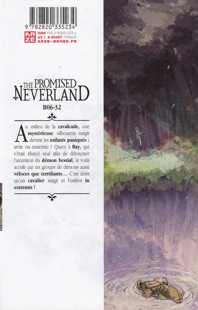 Verso de l'album The Promised Neverland 6 B06-32