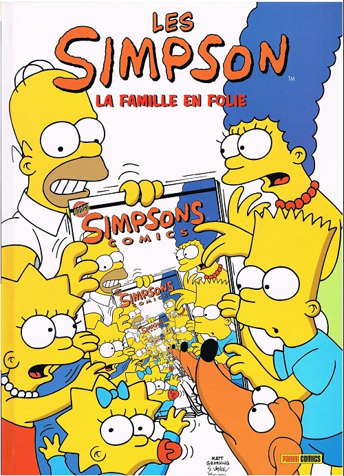 Couverture de l'album Les Simpson Tome 11 La famille en folie