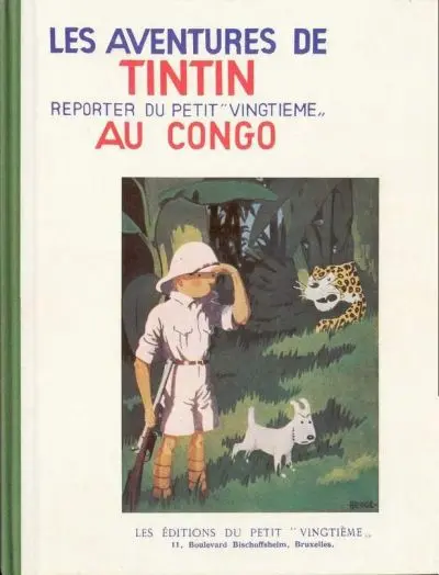 Couverture de l'album Tintin Tome 2 Tintin au Congo