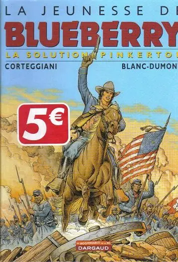 Couverture de l'album La Jeunesse de Blueberry Tome 10 La Solution Pinkerton