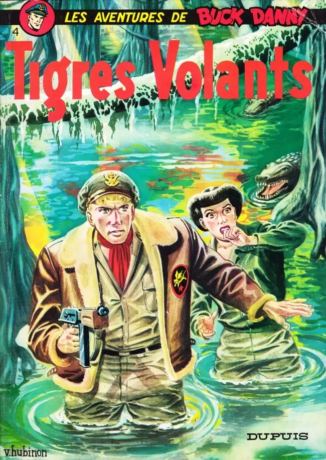 Couverture de l'album Buck Danny Tome 4 Tigres Volants