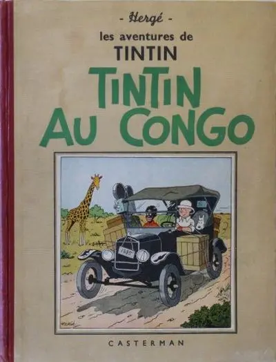 Couverture de l'album Tintin Tome 2 Tintin au Congo