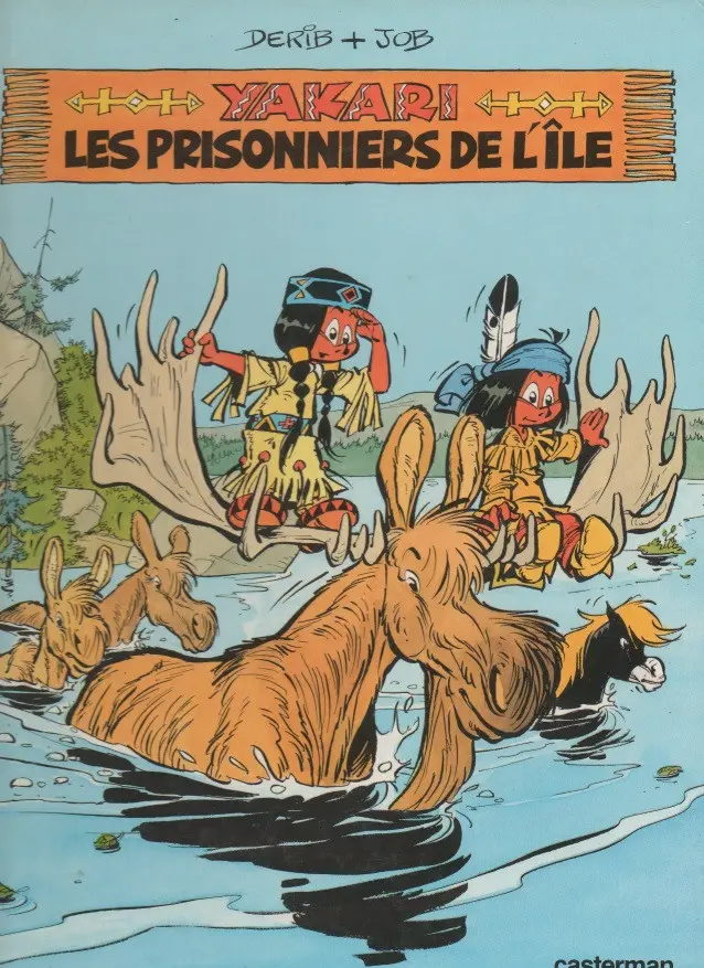 Couverture de l'album Yakari Tome 9 Les prisonniers de l'île