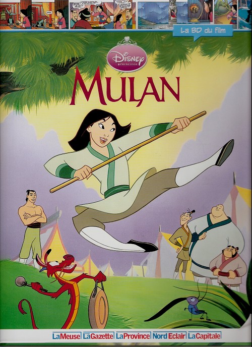 Couverture de l'album Disney (La BD du film) Tome 20 Mulan