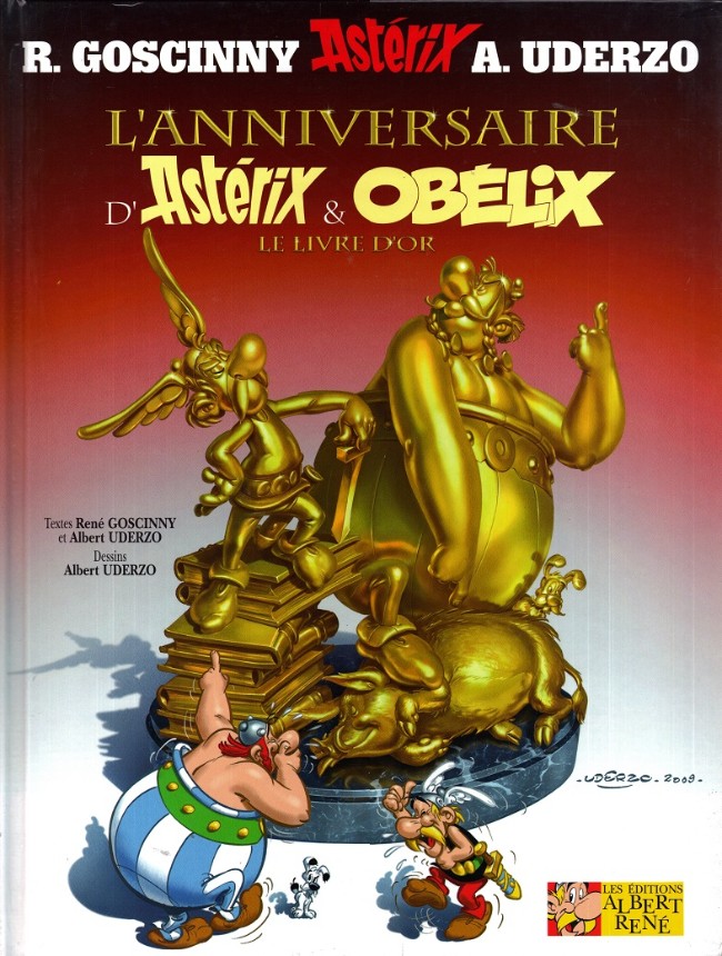 Couverture de l'album Astérix Tome 34 L'Anniversaire d'Astérix & Obélix - Le livre d'Or