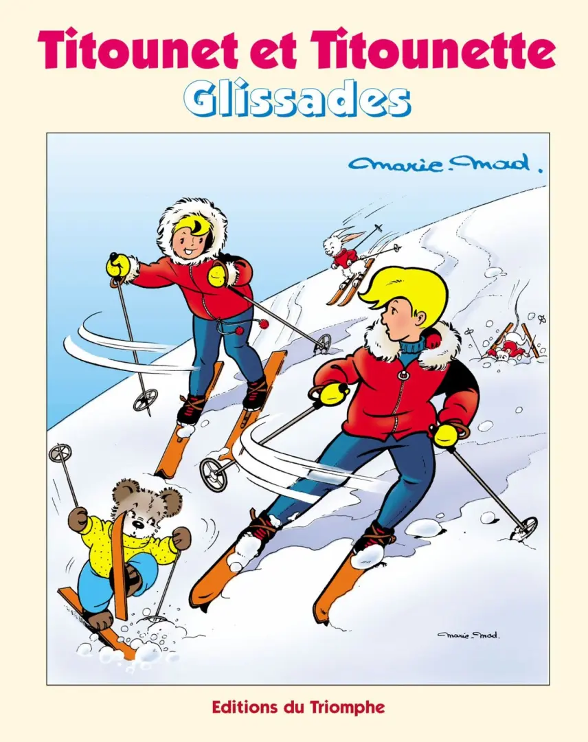 Couverture de l'album Titounet et Titounette Triomphe Tome 22 Glissades