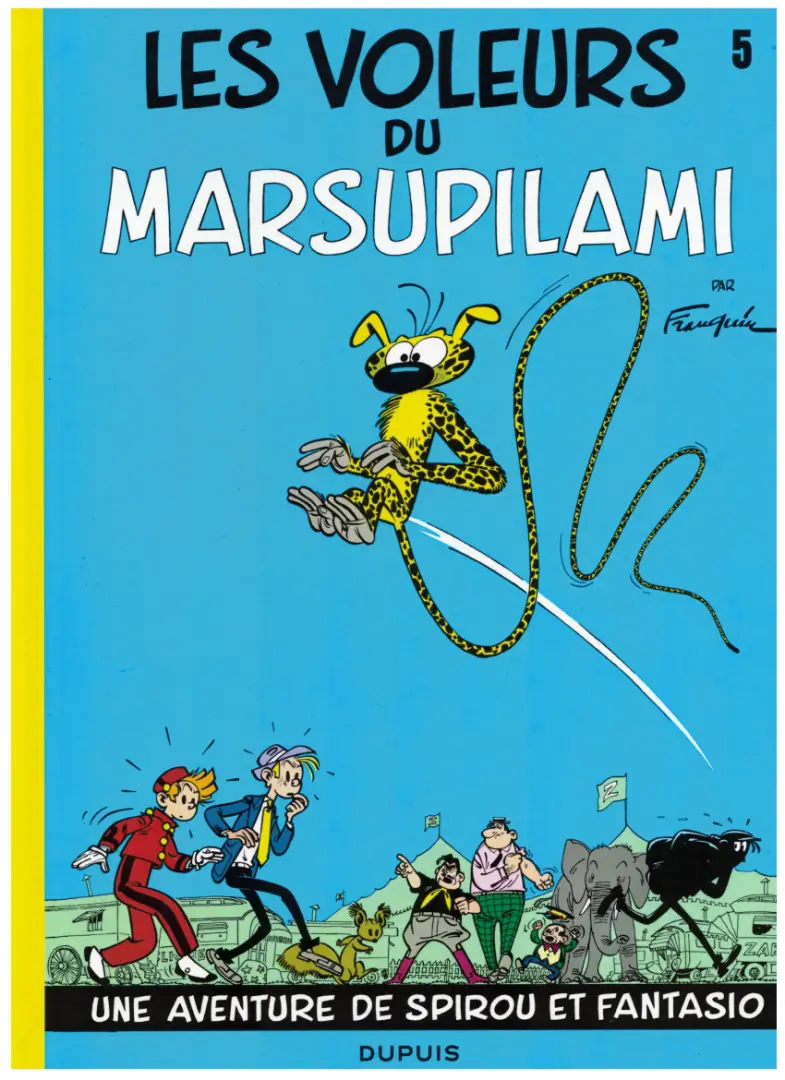 Couverture de l'album Spirou et Fantasio Tome 5 Les voleurs du Marsupilami