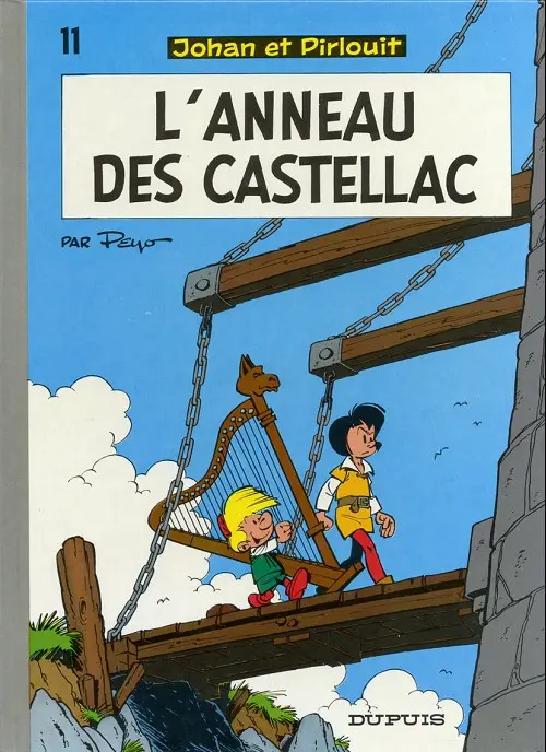 Couverture de l'album Johan et Pirlouit Tome 11 L'anneau des Castellac