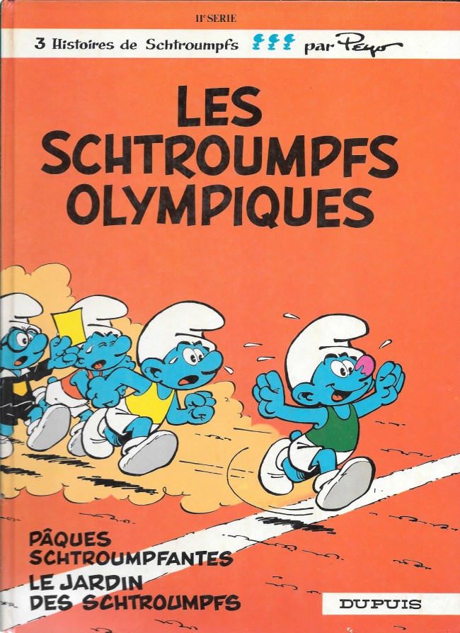 Couverture de l'album Les Schtroumpfs Tome 11 Les schtroumpfs olympiques