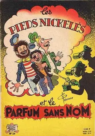Couverture de l'album Les Pieds Nickelés Tome 24 Les Pieds Nickelés et le parfum sans nom