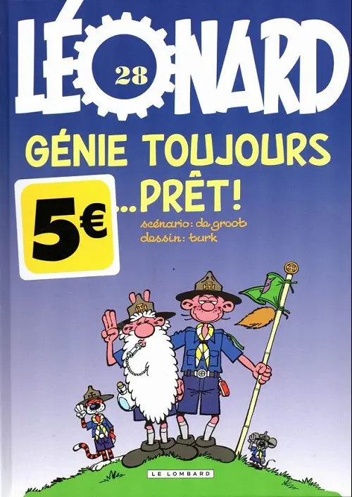 Couverture de l'album Léonard Tome 28 Génie toujours... prêt !