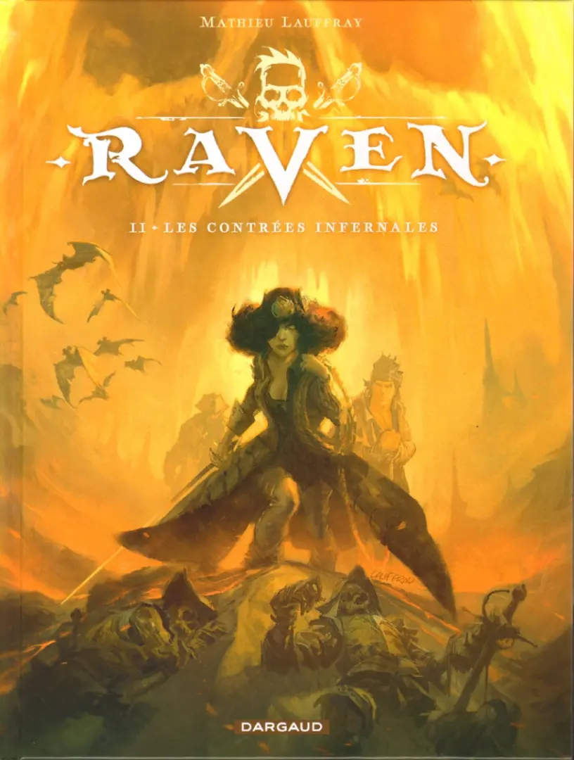 Couverture de l'album Raven Tome 2 Les Contrées infernales