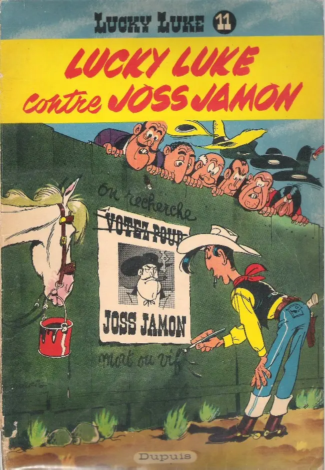 Couverture de l'album Lucky Luke Tome 11 Lucky Luke contre Joss Jamon