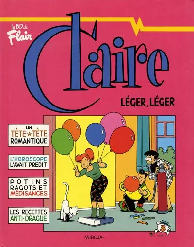 Couverture de l'album Claire Tome 3 Léger, léger