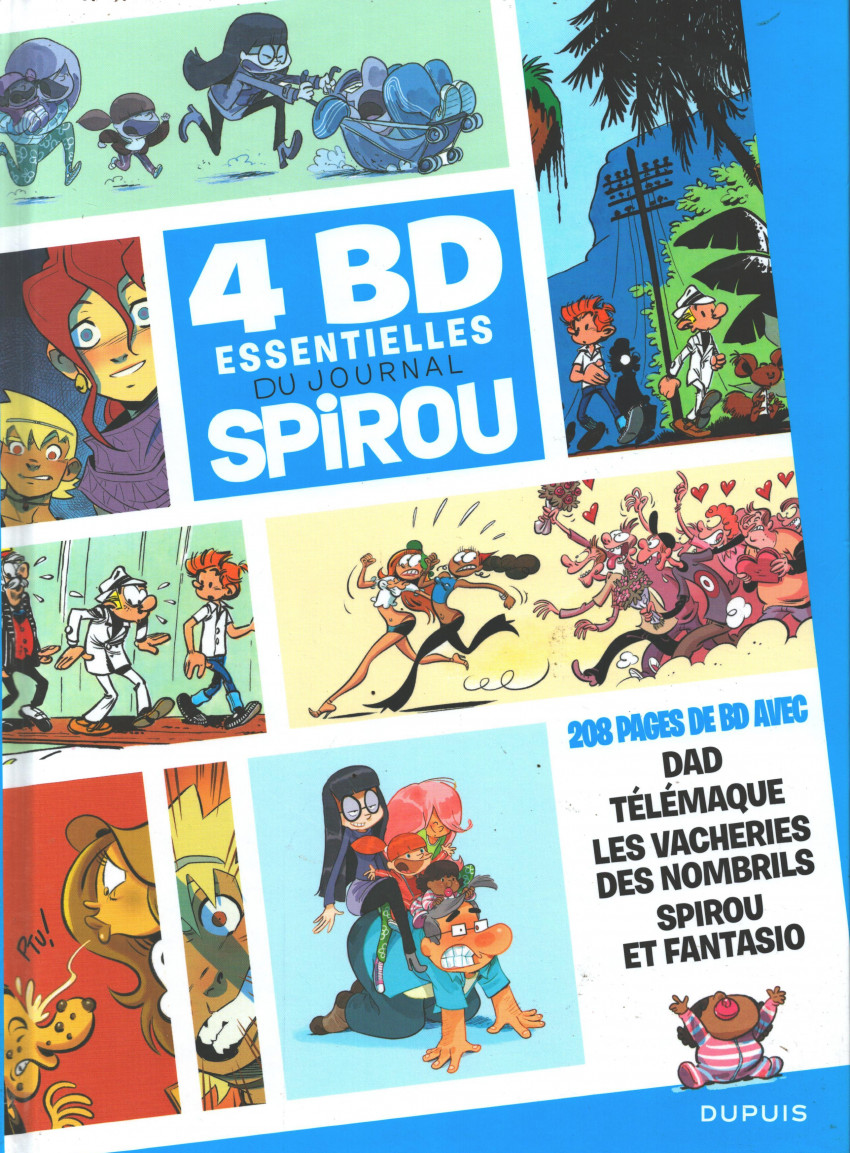Couverture de l'album 4 BD de légende 4 BD essentiels du Journal Spirou
