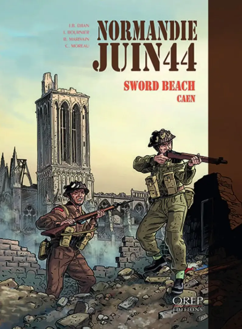 Couverture de l'album Normandie juin 44 Tome 4 Sword Beach / Caen