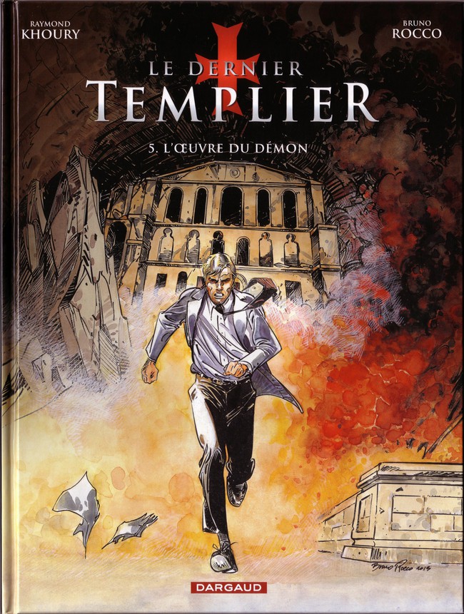 Couverture de l'album Le Dernier templier Tome 5 L'œuvre du démon