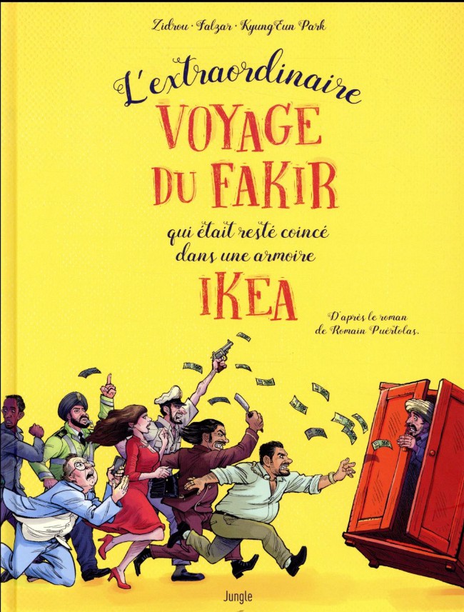 Couverture de l'album L'Extraordinaire Voyage du fakir qui était resté coincé dans une armoire Ikéa