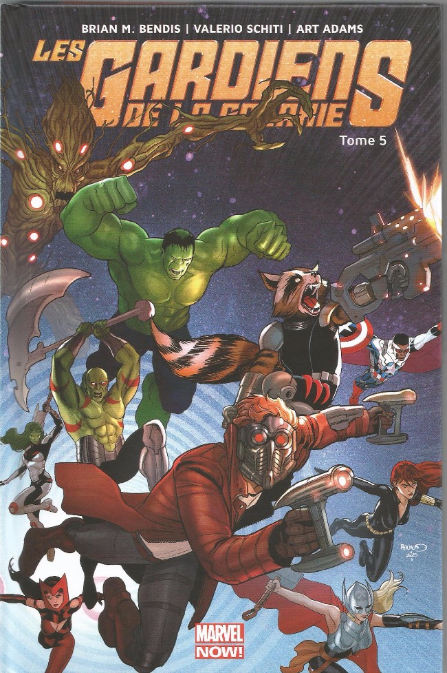Couverture de l'album Les Gardiens de la Galaxie Tome 5 Les Gardiens Rencontrent les Avengers