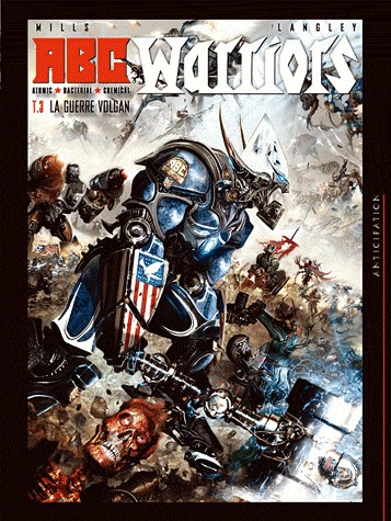 Couverture de l'album ABC Warriors Tome 3 La Guerre Volgan 3/4