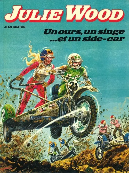 Couverture de l'album Julie Wood Tome 6 Un ours, un singe...et un side-car