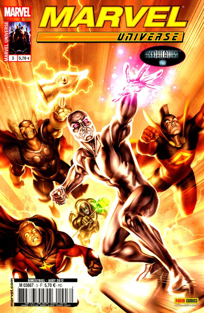 Couverture de l'album Marvel Universe Tome 3 Annihilators 1/2