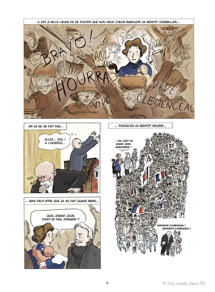 Planche de l'album Clemenceau Le crépuscule du Tigre