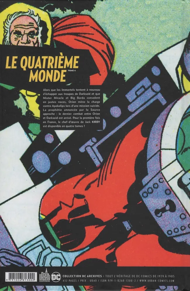 Verso de l'album Le Quatrième monde Tome 4
