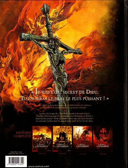 Verso de l'album Le Rêve de Jérusalem Tome 4 Ecce homo