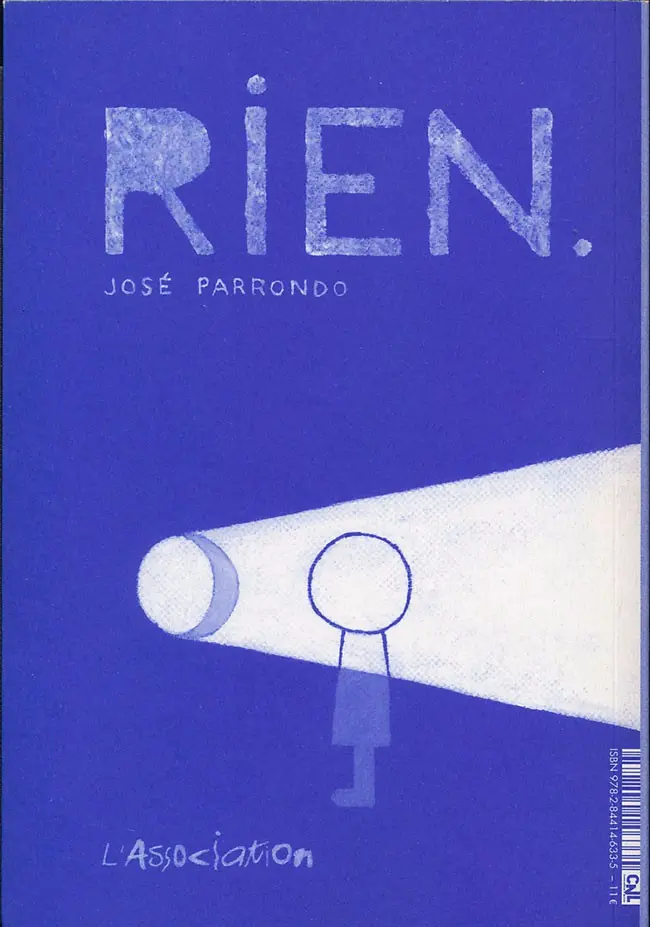 Verso de l'album Rien