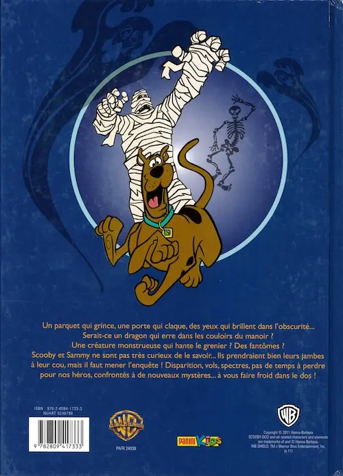 Verso de l'album Scooby-Doo ! Tome 8 Manoir maudit !