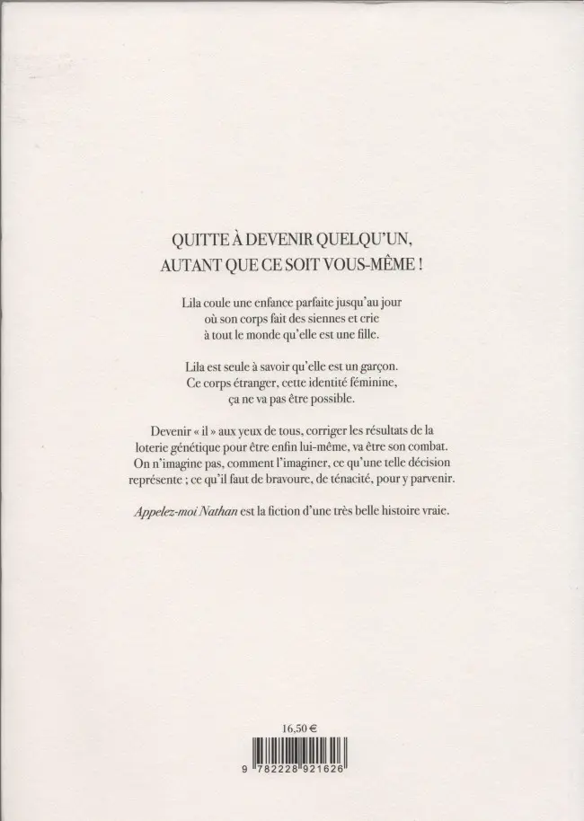 Verso de l'album Appelez-moi Nathan
