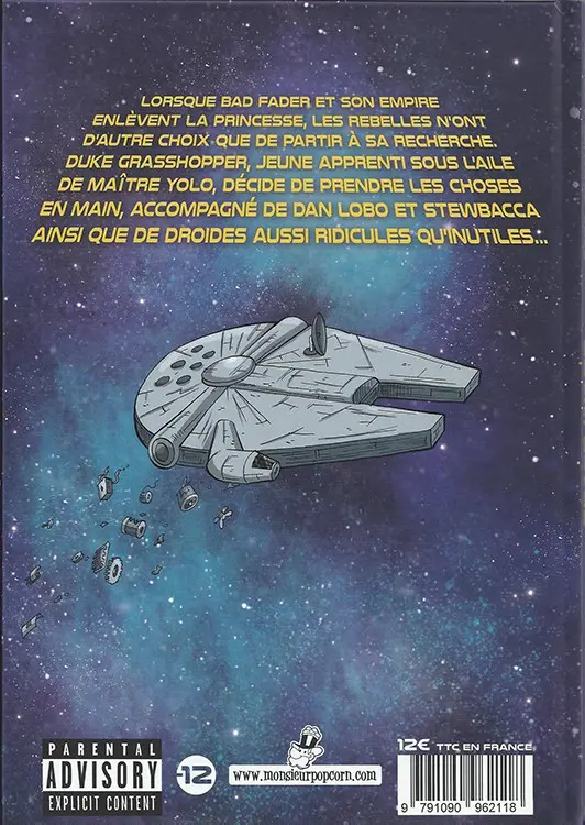 Verso de l'album Space Wars 1