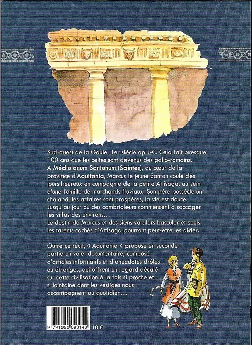 Verso de l'album Aquitania