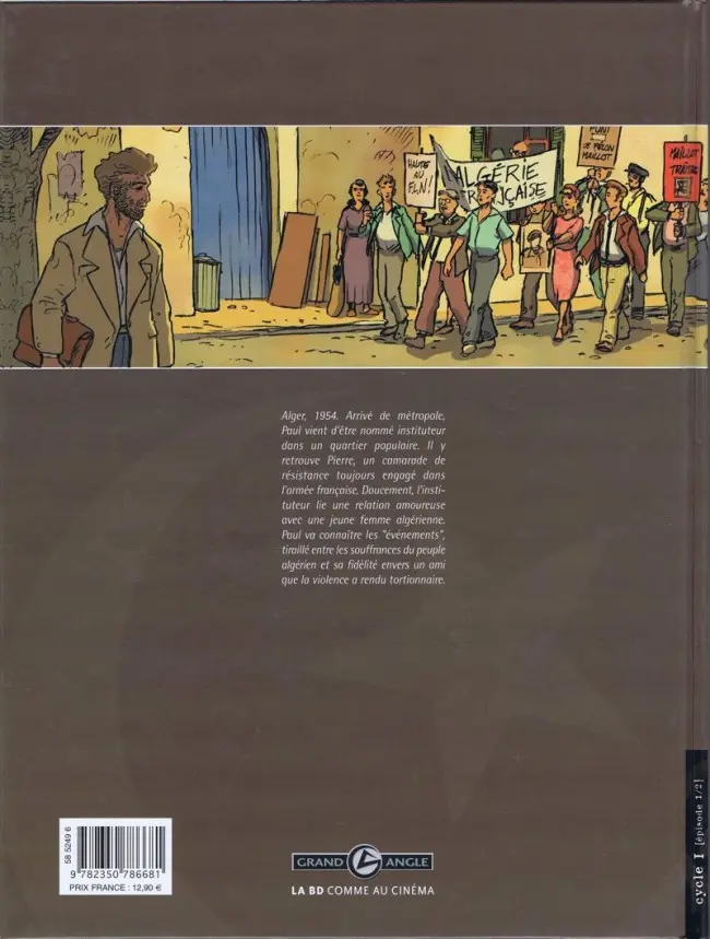 Verso de l'album Tahya El-Djazaïr Tome 1 Du sang sur les mains