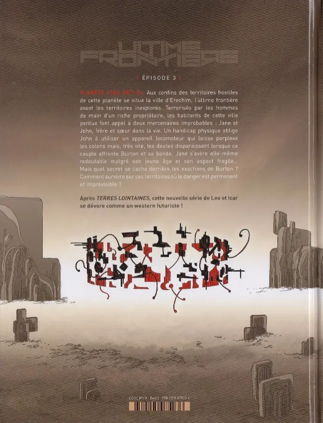 Verso de l'album Ultime Frontière Tome 3 Épisode 3