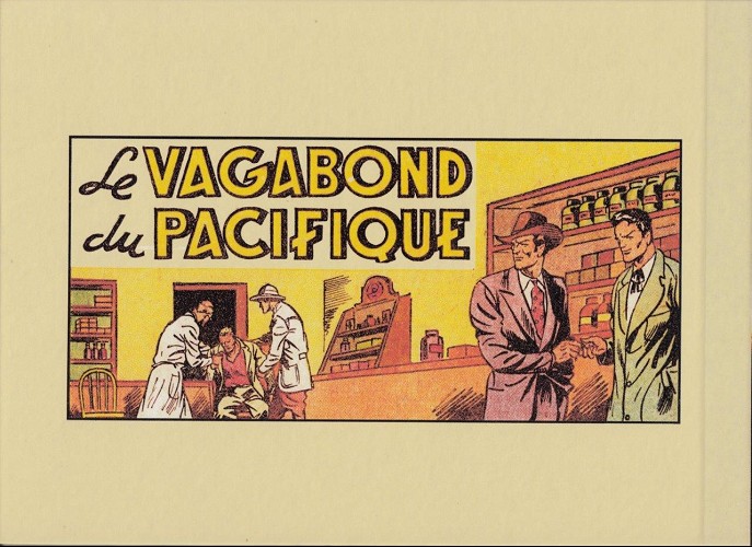 Verso de l'album Le Vagabond du pacifique