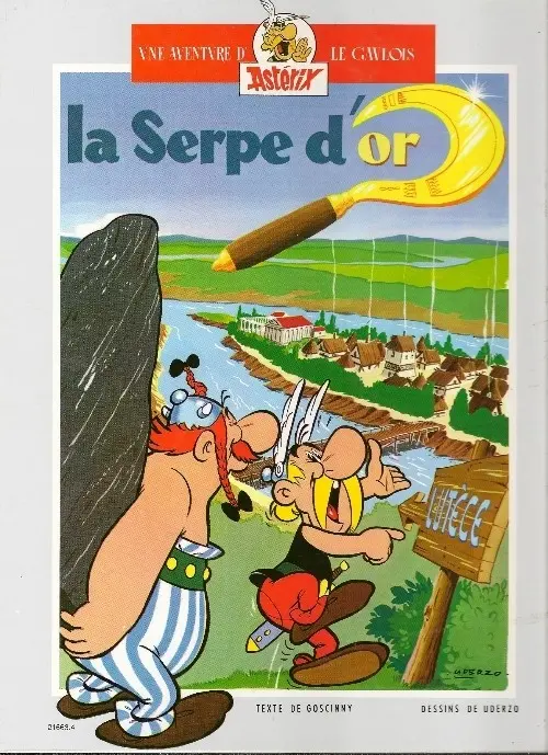 Verso de l'album Astérix Tomes 1 et 2 Astérix le gaulois / La serpe d'or