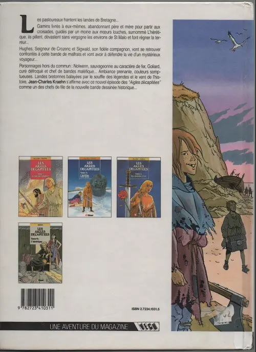 Verso de l'album Les Aigles décapitées Tome 4 L'hérétique
