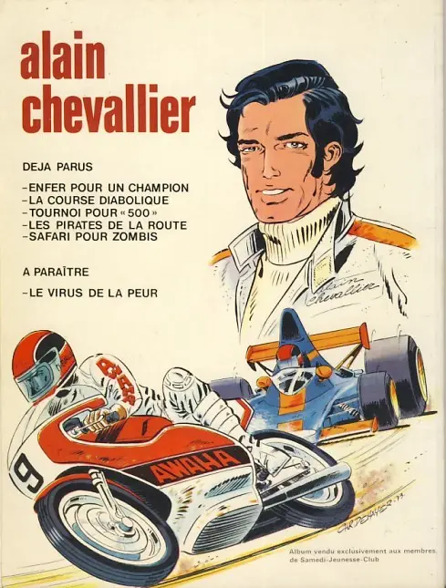 Verso de l'album Alain Chevallier Tome 5 Safari pour Zombis