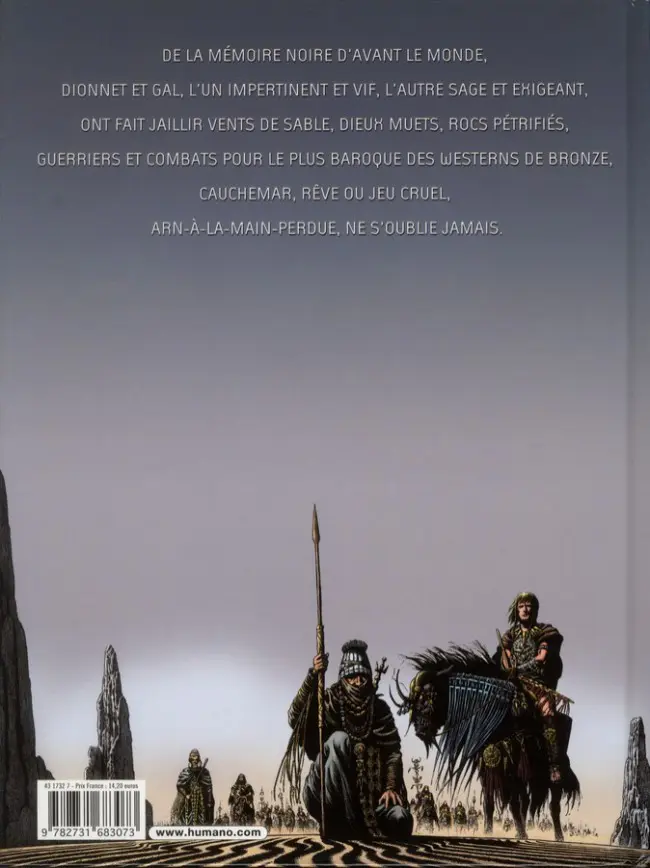 Verso de l'album Arn Tome 2 Le triomphe d'Arn