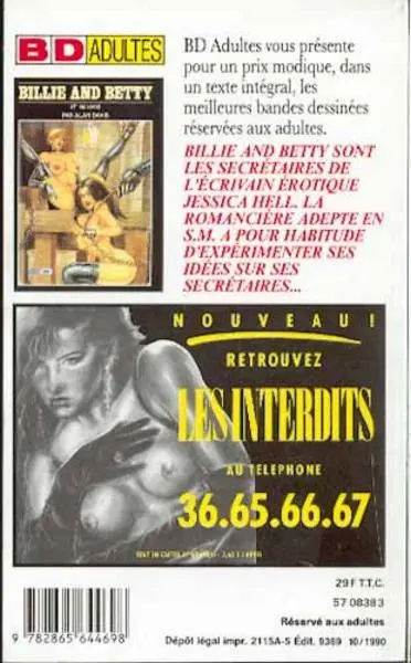 Verso de l'album Billie and Betty (1er épisode)