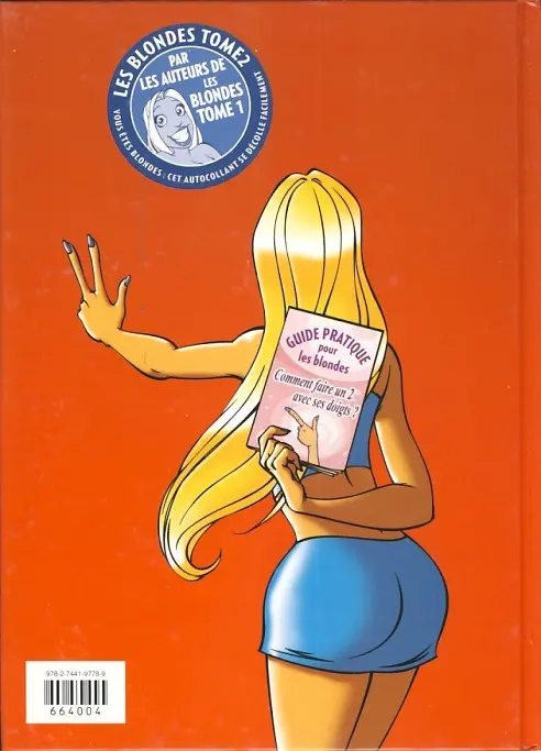 Verso de l'album Les Blondes Tome 2